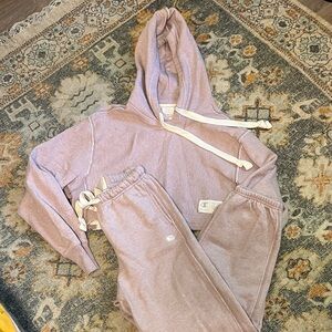 Champion reverse weave natural state sweat set